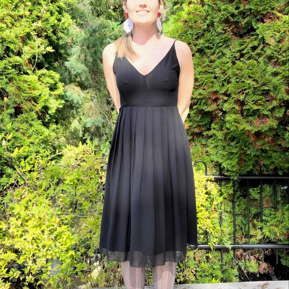 Wilfred Black Midi Dress - Picture 7 of 10